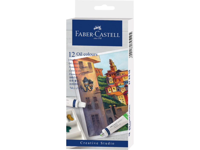 Õlivärvid Faber-Castell 12 värvi x9ml
