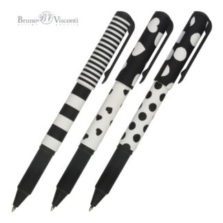 Pastapliiats Bruno Visconti DreamWrite Black&White 0.7mm sinine assortii