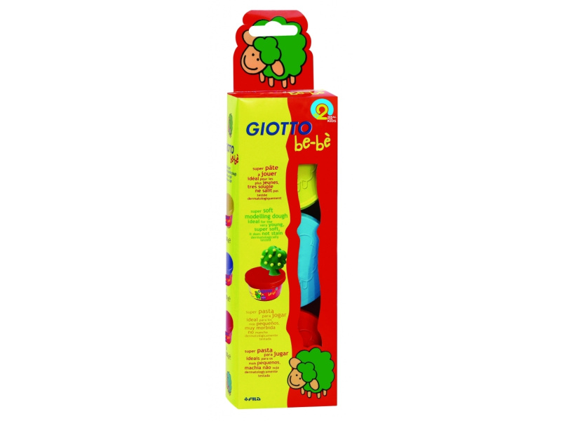 Plastiliin Fila Giotto be-be 3x100g kollane, sinine, punane