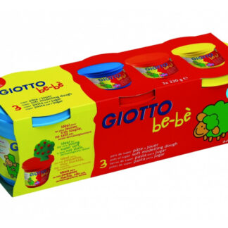 Plastiliin Fila Giotto be-be 3x220g sinine, punane, kollane