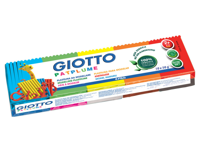 Plastiliin Giotto Patplume 10x50g