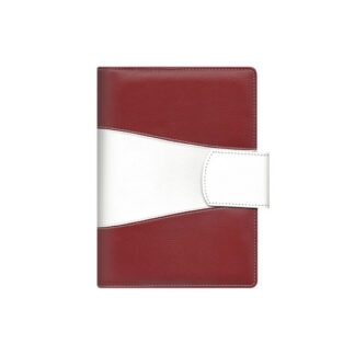 Raamatkalender Timer MINISTER Exclusive Päev bordoo/valge/bordoo