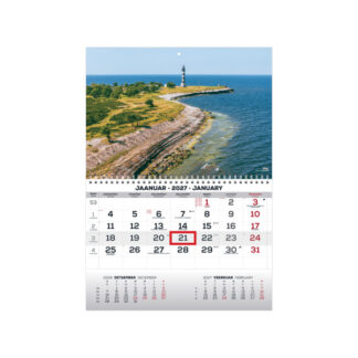 Seinakalender Timer MONO eesti-inglise nr.5