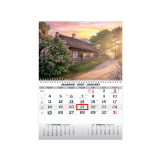 Seinakalender Timer MONO eesti-inglise nr.7