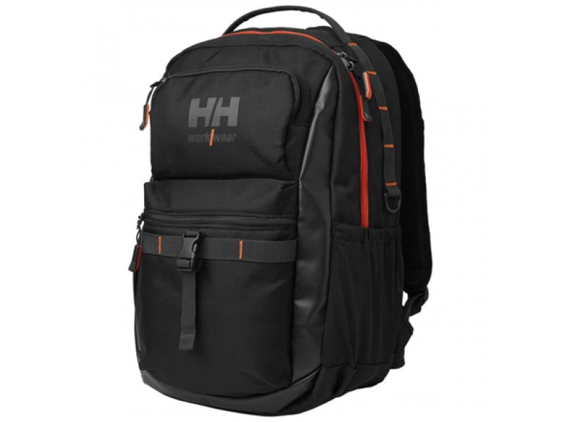 Seljakott Helly Hansen Work Day, sülearvuti sahtliga, must, 27 L