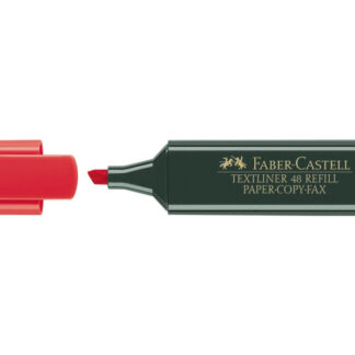 Tekstimarker Faber-Castell punane