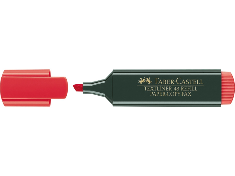 Tekstimarker Faber-Castell punane