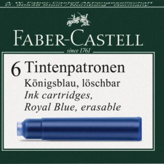 Tindipadrunid Faber-Castell sinine 6tk/pk (kustutatav)