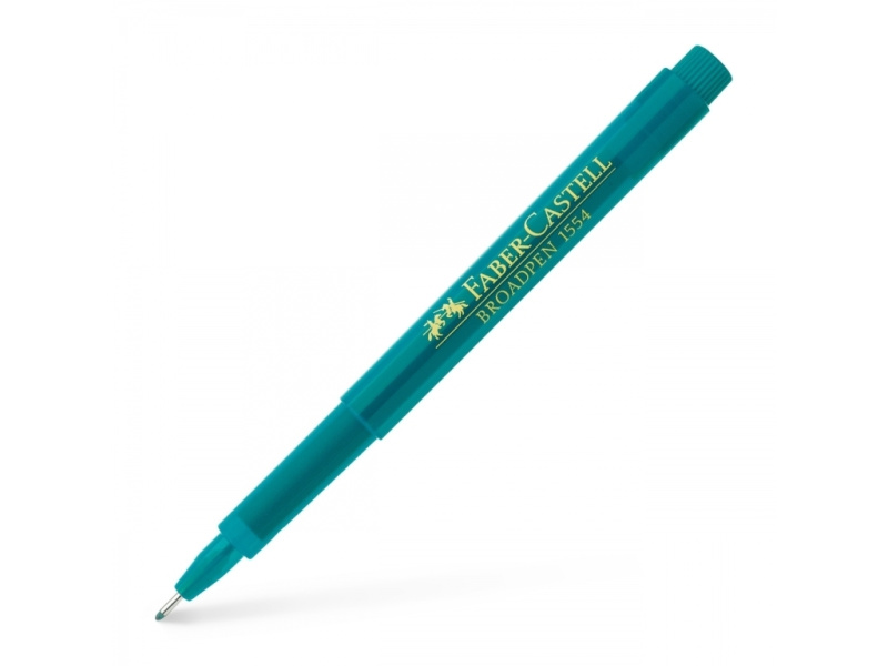 Tindipliiats Faber-Castell Fineliner BROADPEN 1554, turquise