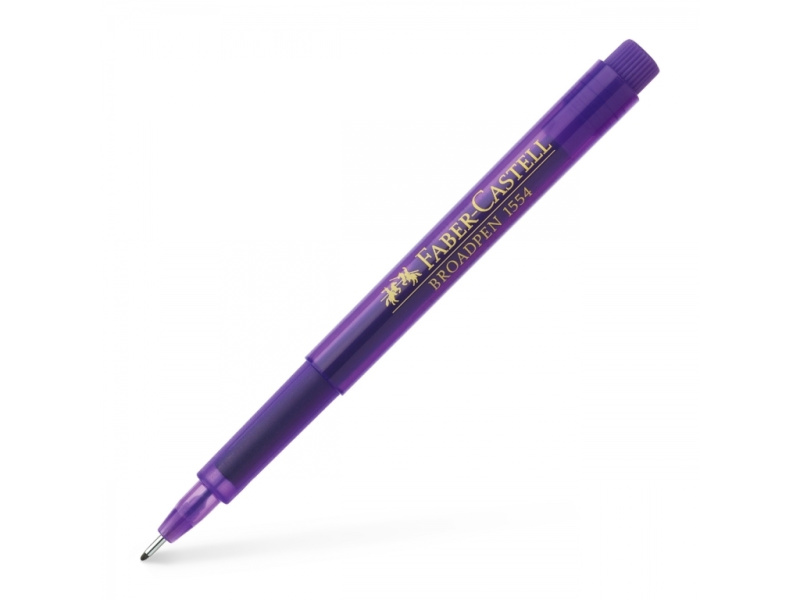 Tindipliiats Faber-Castell Fineliner BROADPEN 1554, violet