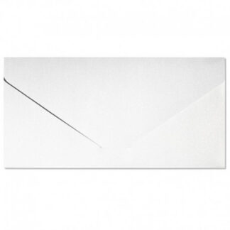 Ümbrik Galeri Papieru DL pearl white 110x220mm, 220g/m², 5tk/pk