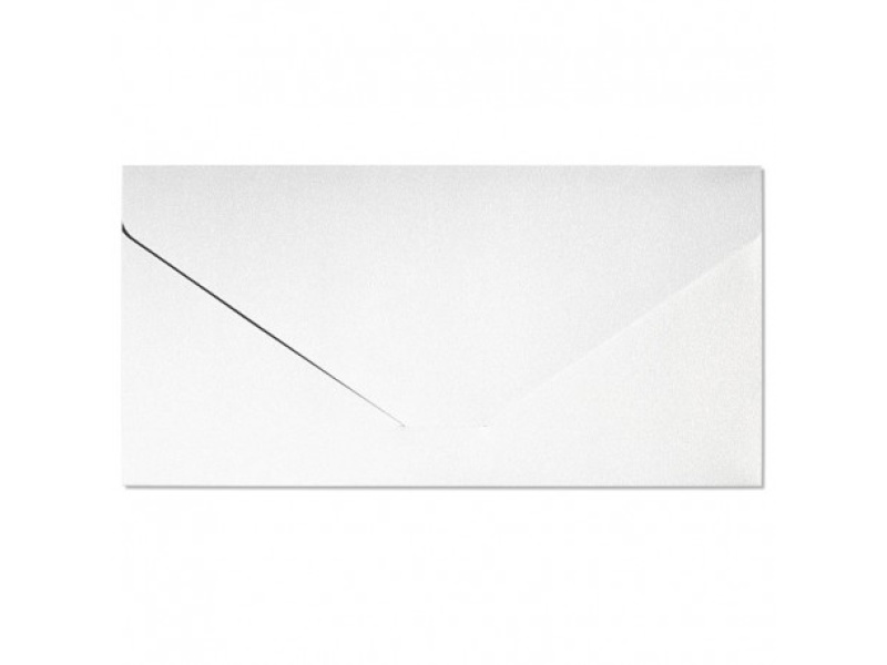 Ümbrik Galeri Papieru DL pearl white 110x220mm, 220g/m², 5tk/pk