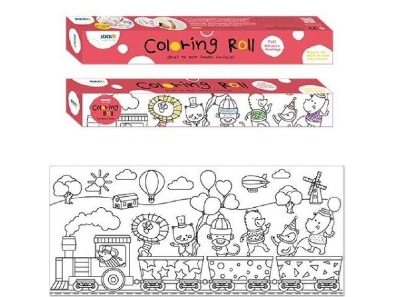 Värvi Ise pildid Stick´N The Party Train, iseliimuv 31x 355cm rullis
