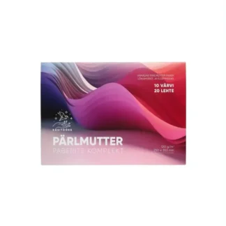 Colour paber pärlmutter B4, 10 värvi, 20 lehte pakis