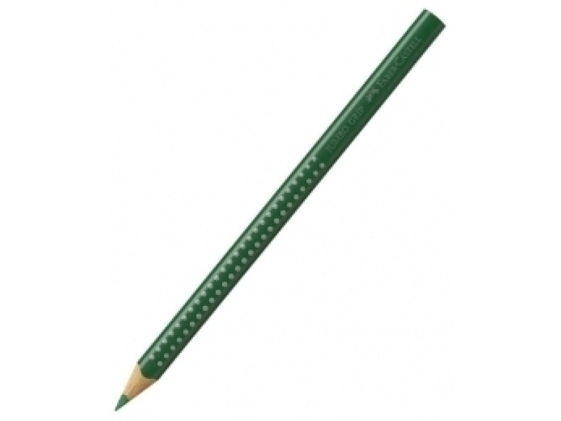 Värvipliiats Faber-Castell Jumbo Grip 67 oliiviroheline