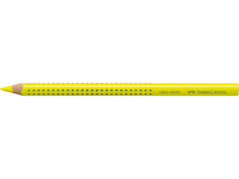 Värvipliiats Faber-Castell Jumbo Grip neoon kollane - Pilt 2