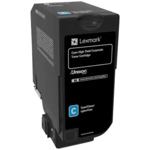 Lexmark CS720, CS/CX725 (74C20C0) tsüaan tooner 3000lk