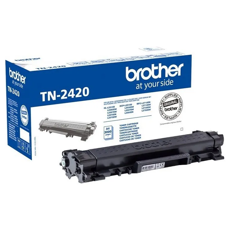 Brother TN-2420 must toonerikassett 3000lk