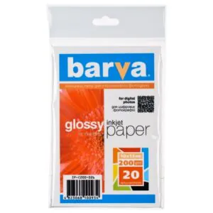 Photo paper Barva Glossy 230 g/m², 10x15, 20 sheets